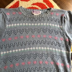 Vintage 1980s sweater vest